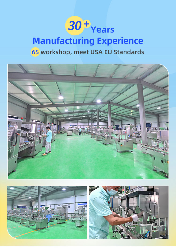 automatic tablet filling bottle machine factory