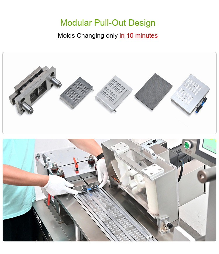 flat plate automatic blister packing machine