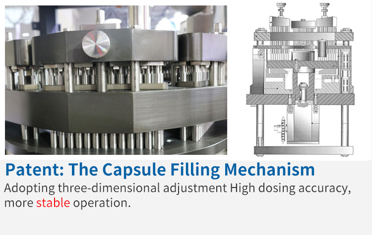 GMP capsule filling machine