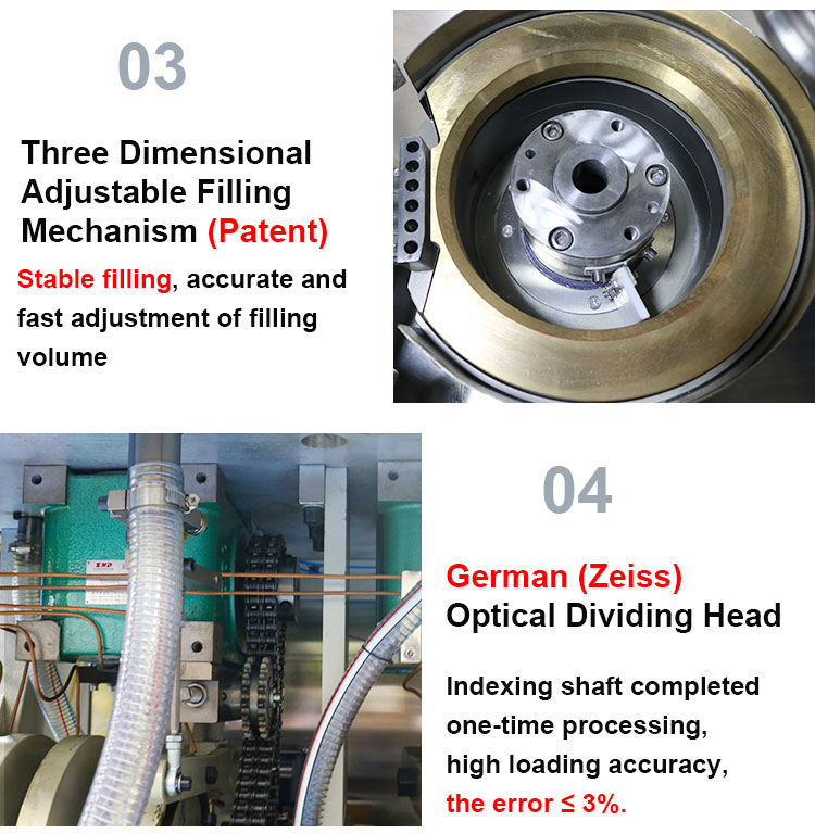 automatic size capsule filling machine