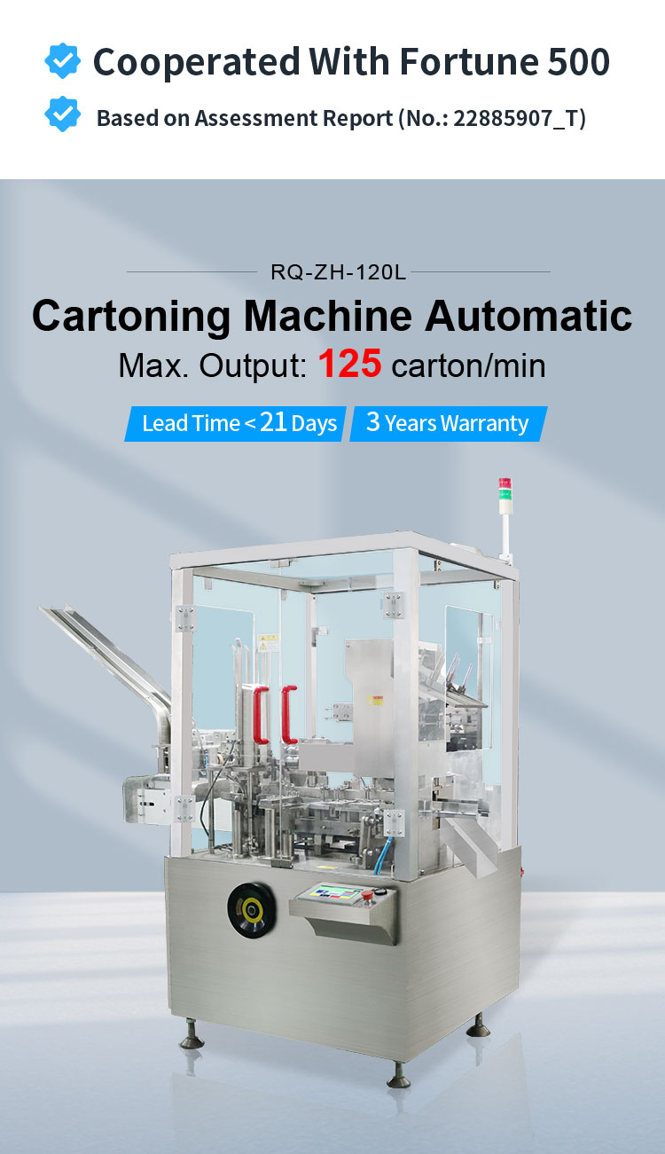 cartoner machine box packaging