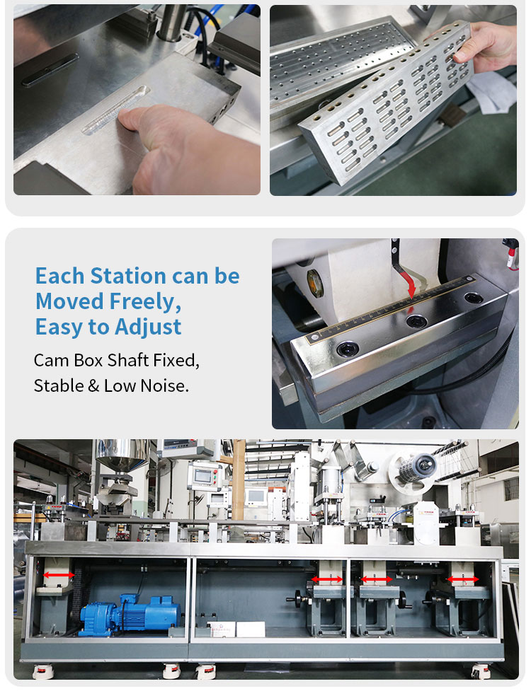 quick mould change blister machine