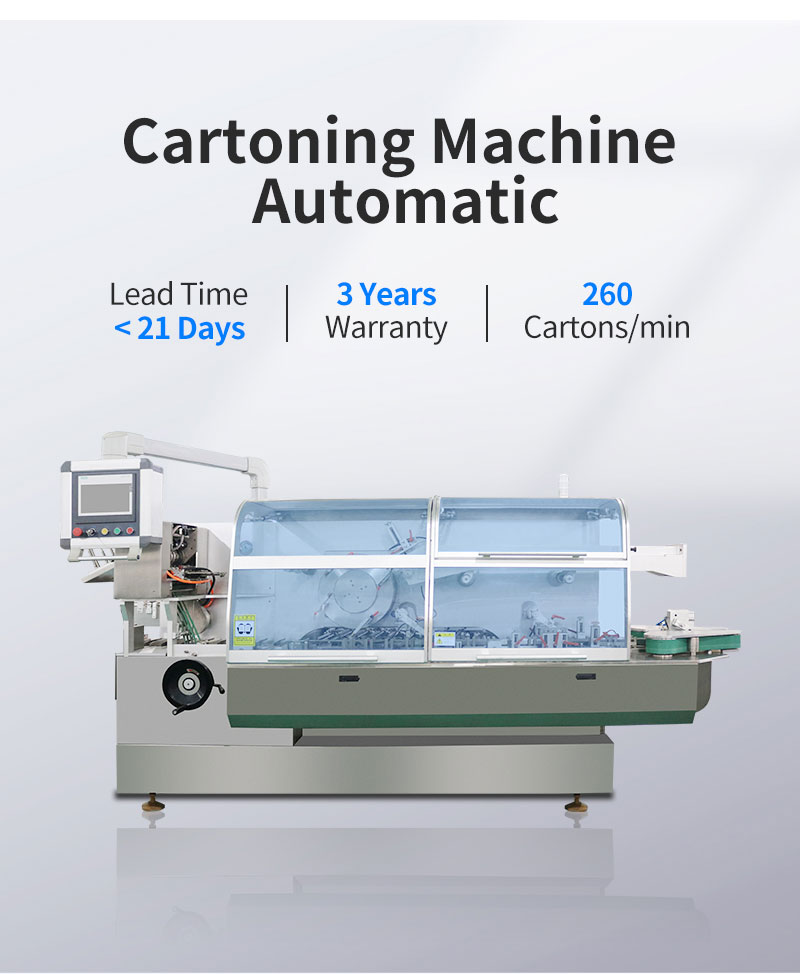 automatic carton box packing machine