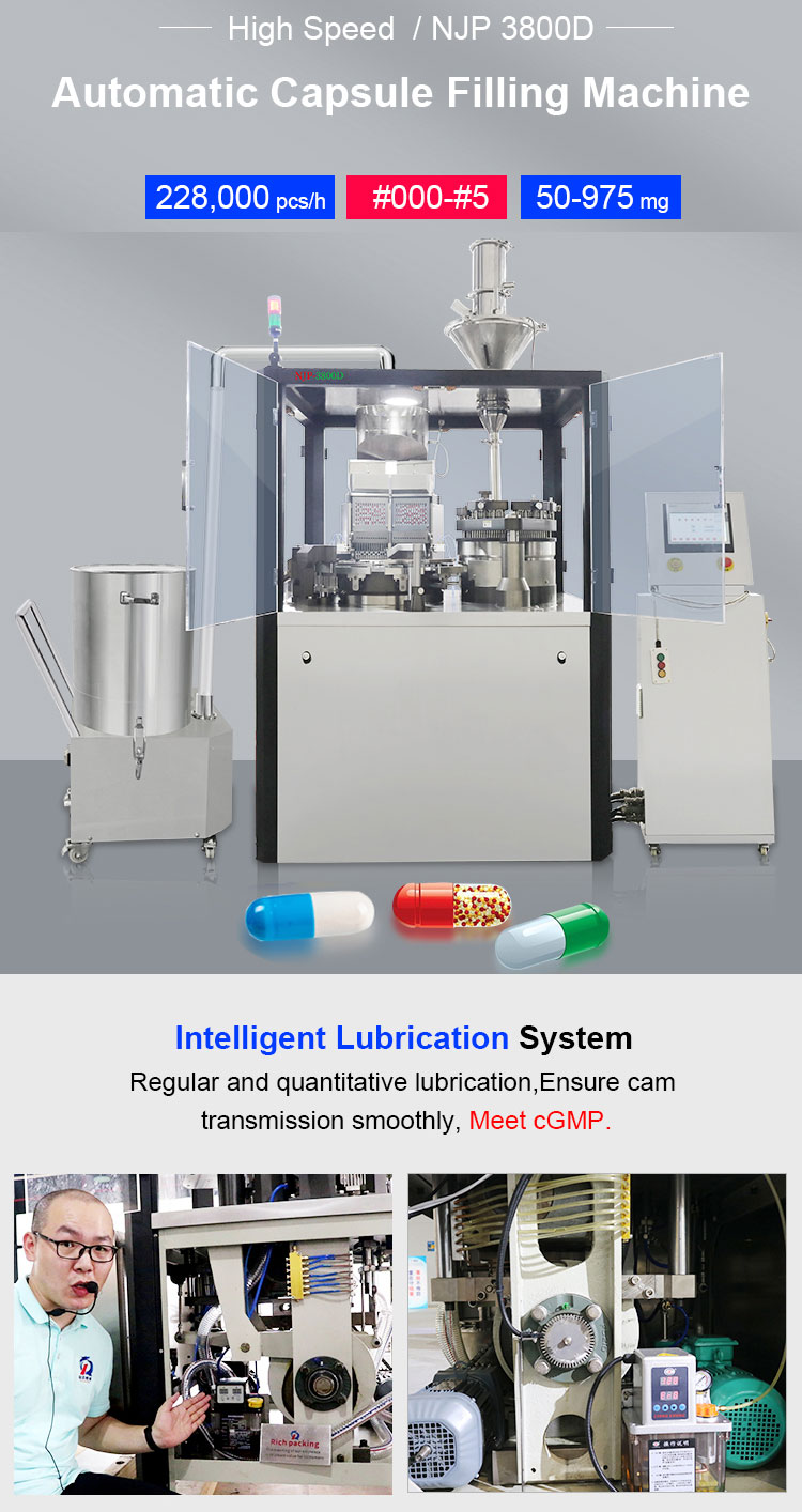automatic capsule filling machine pharmaceutical