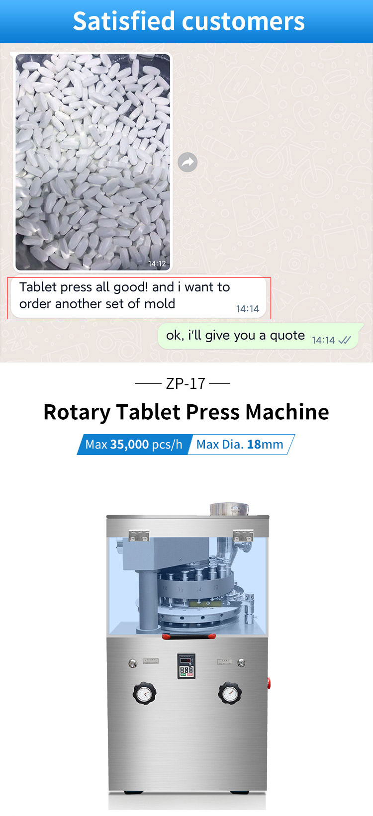 tablet compression press
