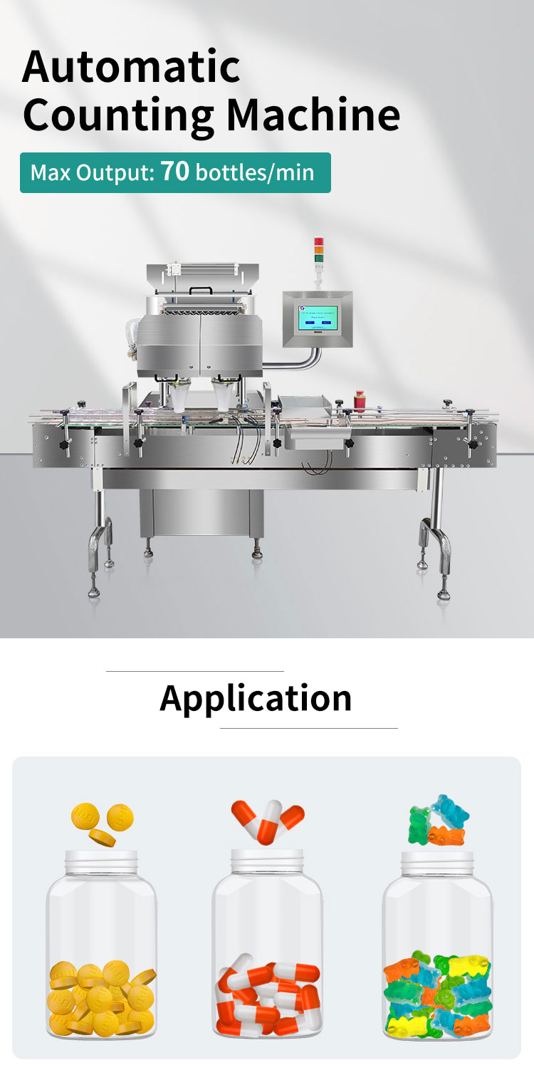 counting and filling bottle machine