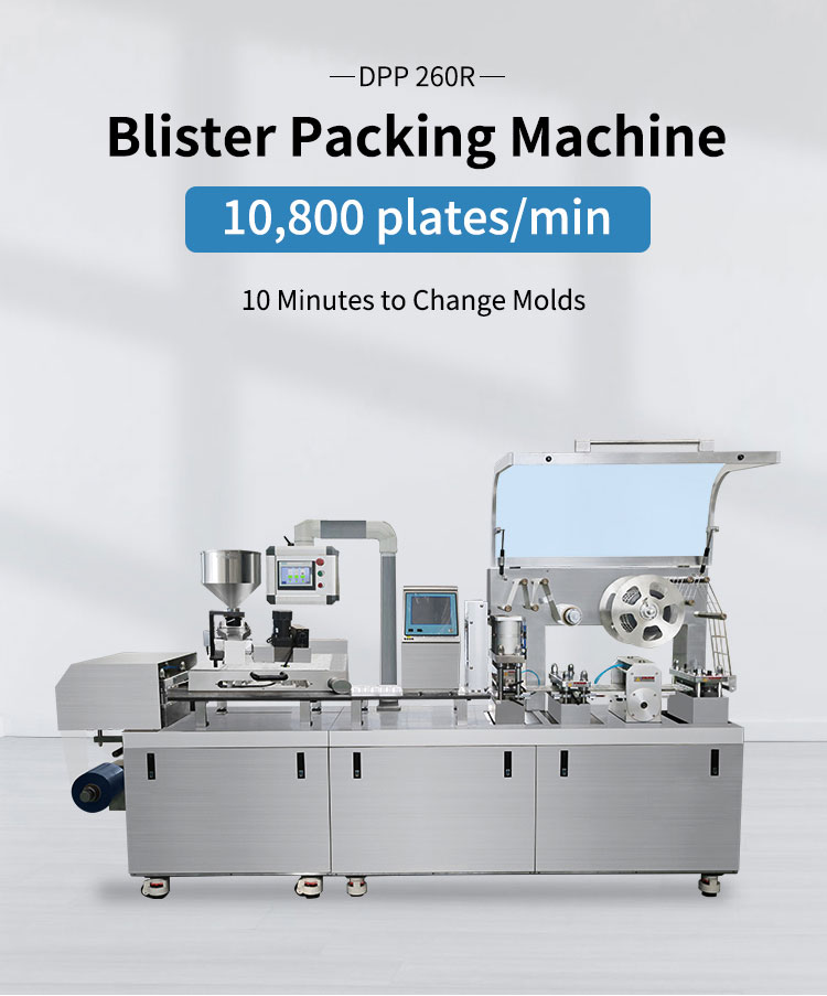 blister packing machine for capsules