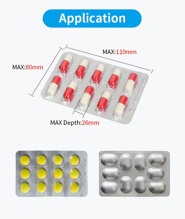 capsule pill blister packing packaging machine