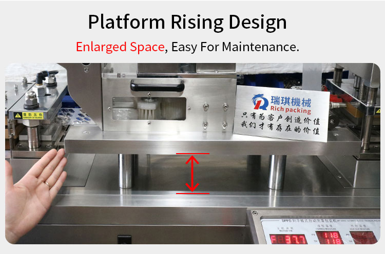 blister square dividual tablet packing machine