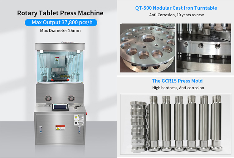 large diameter tablet press
