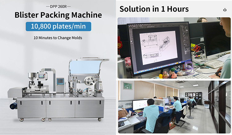 blister capsul packing machine