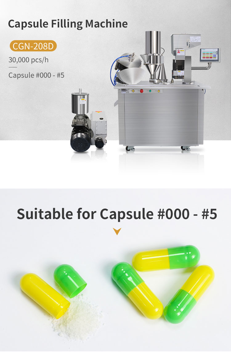 semi-automatic capsule filling machine