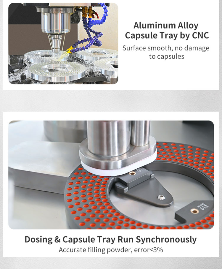 semi-automatic hand capsule filling