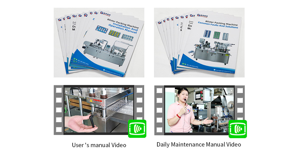 blister packing machine manual