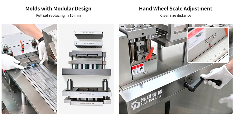 pharmaceutical capsule blister packing machine