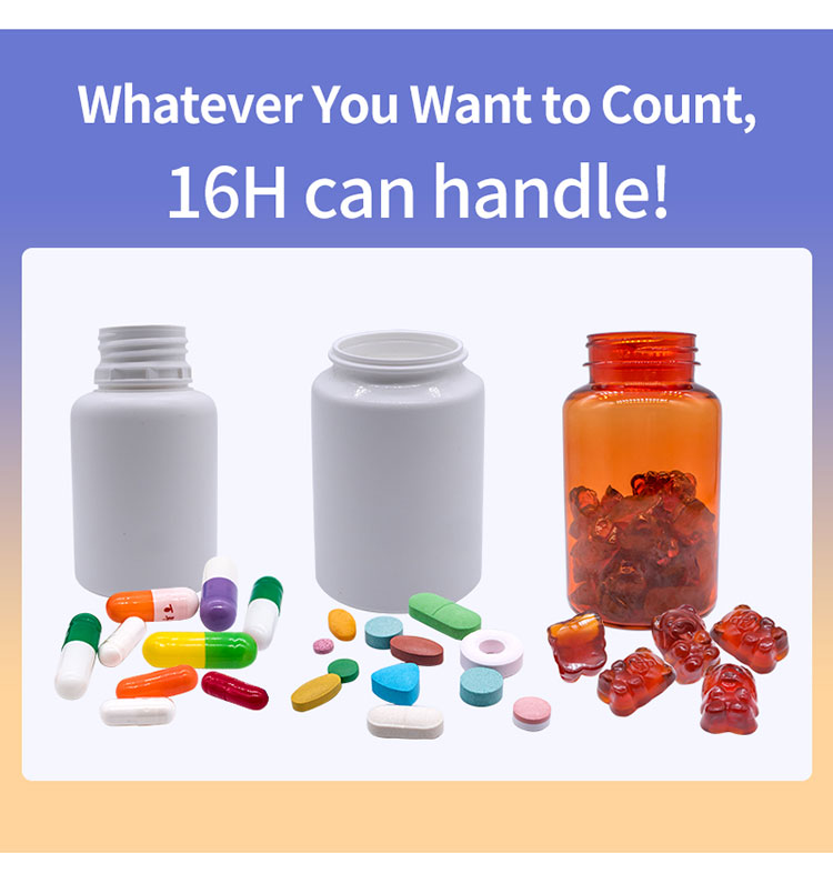 pill counting and filling bottle machine