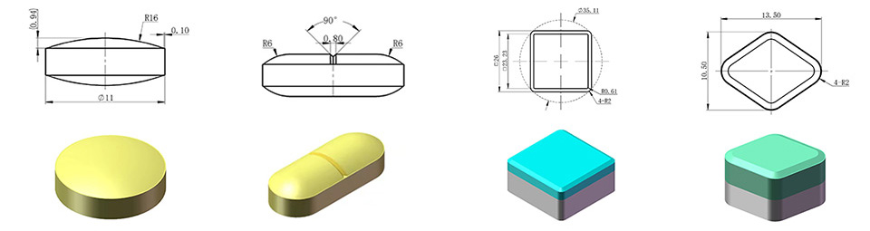 tablet press layout