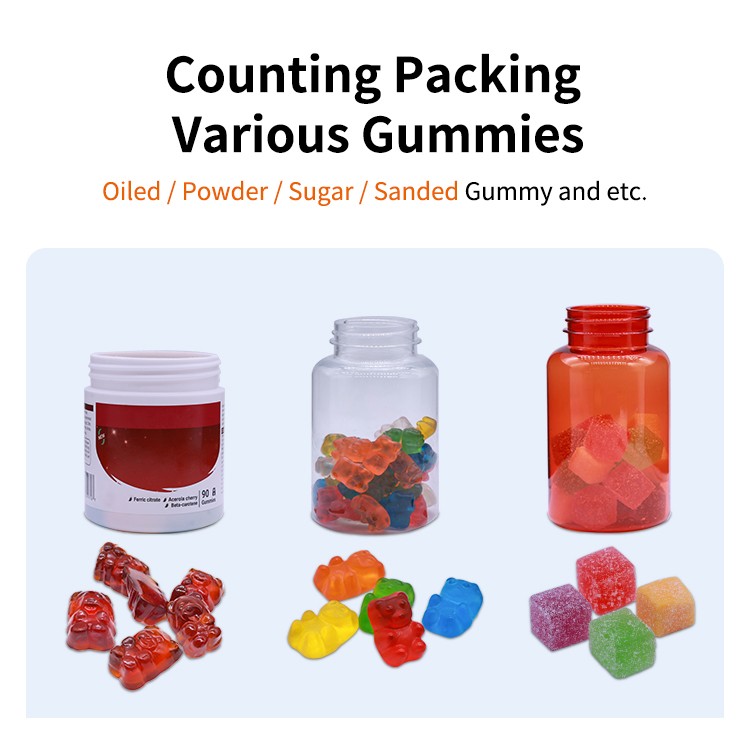 CBD gummie counter