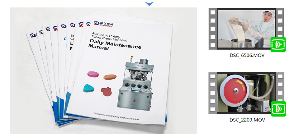 tablet press machine manual