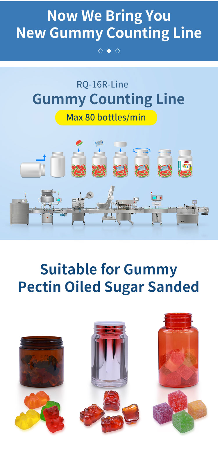 gummy counting bottling line