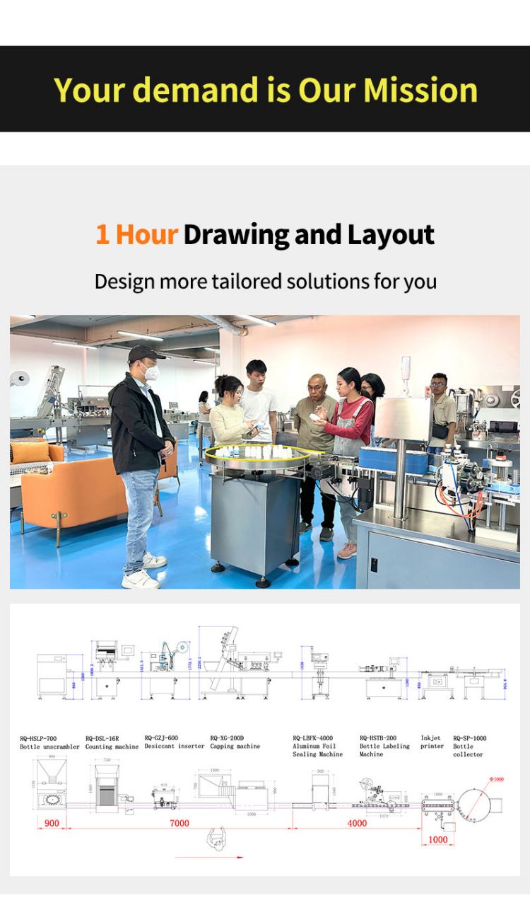 capsule filling counting machine line