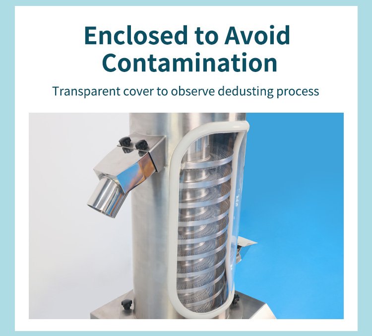 uphill tablet deduster