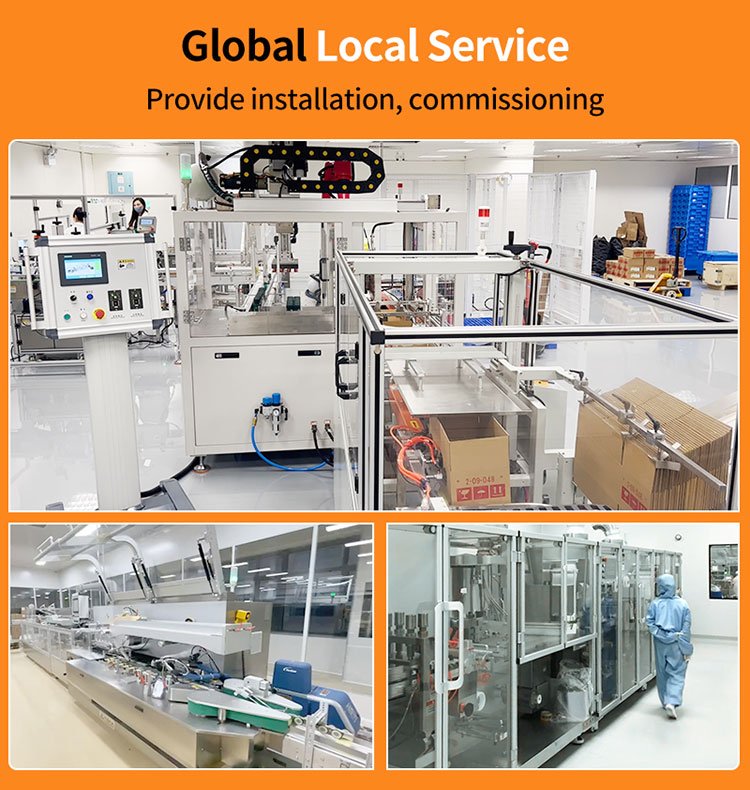 blister packaging machine installation