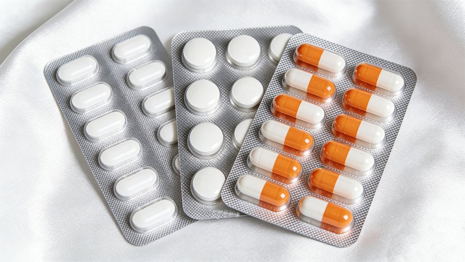 Alu-PVC blister packs meds