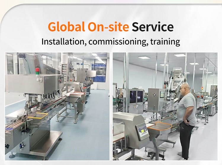 gummy counting machine commissioning