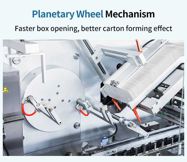 cartoner box opening