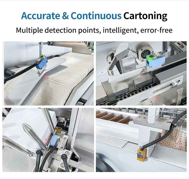 cartoning machinery detection system