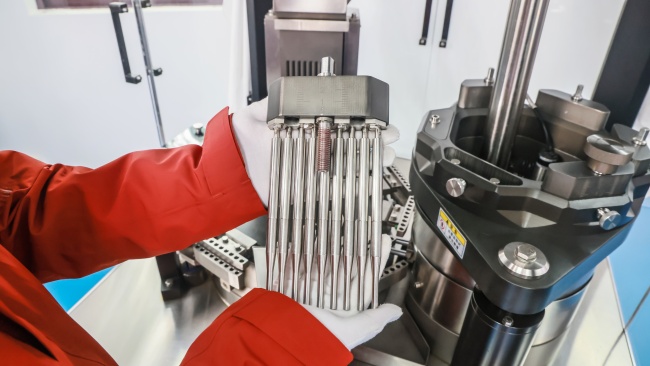 Modular design of filling rod for capsule filling machine