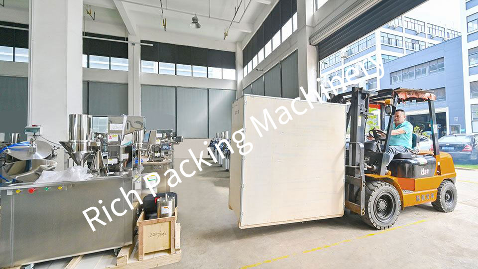 semi automatic capsule filling machine transportation
