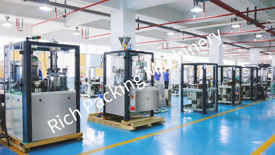 automatic capsule filling machine workshop