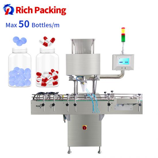 tablet counting and filling machine