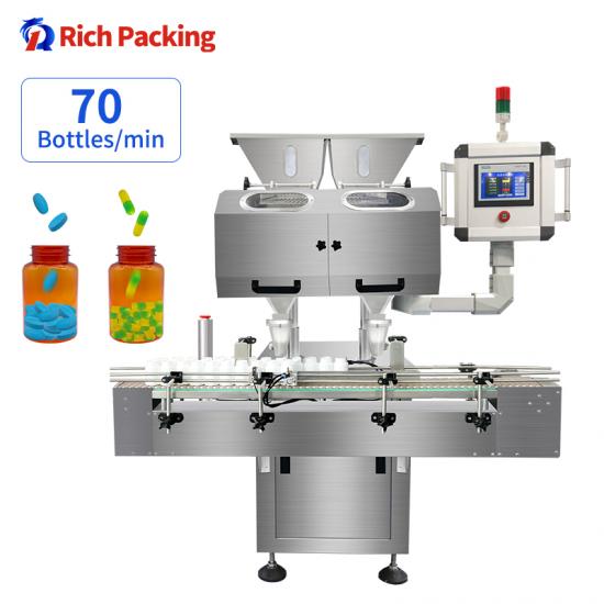 automatic tablet filling bottle machine