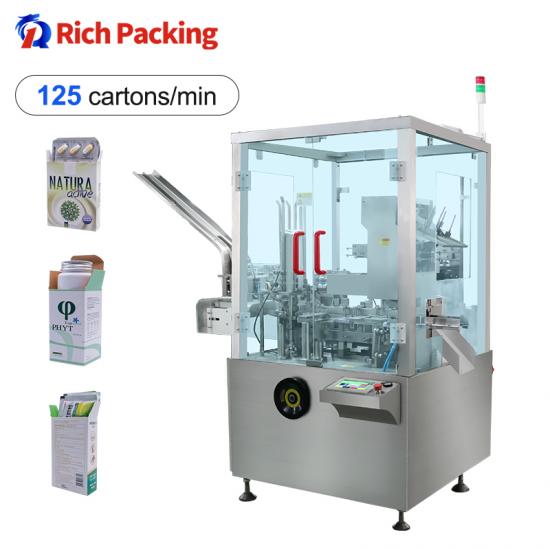 fully automatic carton box packing machine