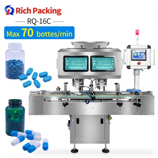capsule counting and tablet filling machine