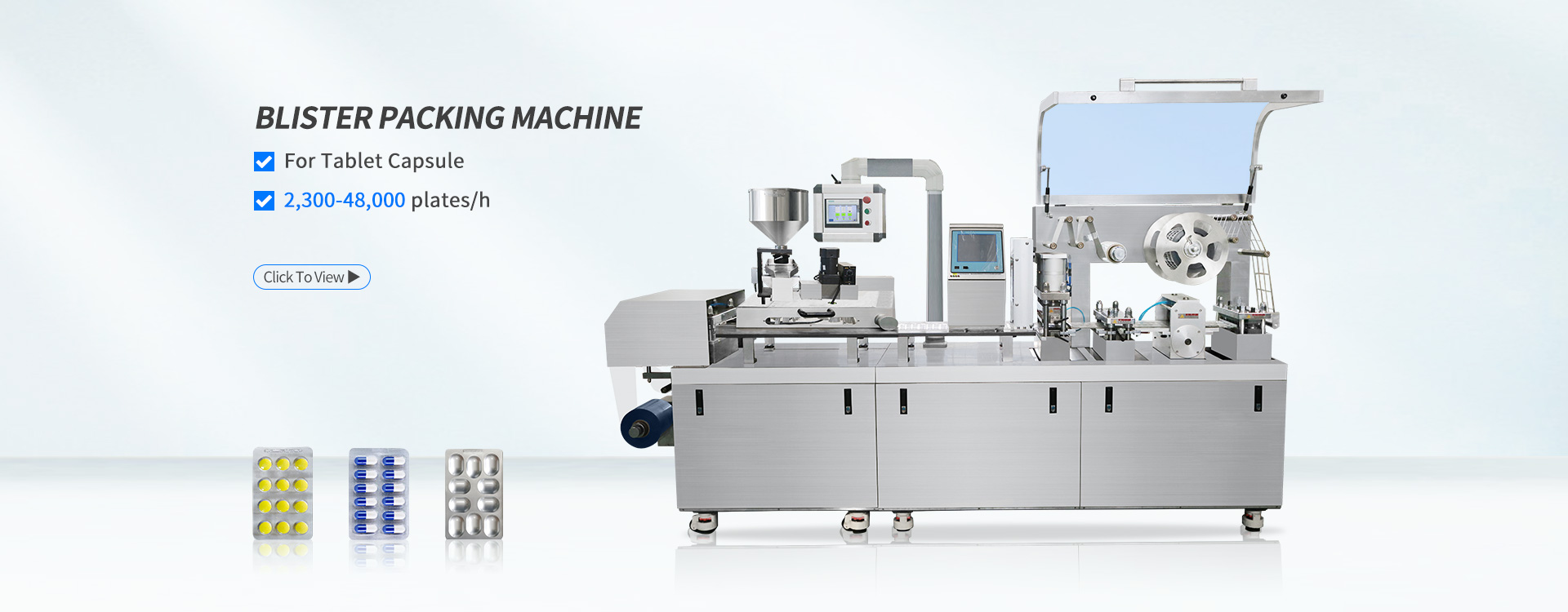 blister packing machine