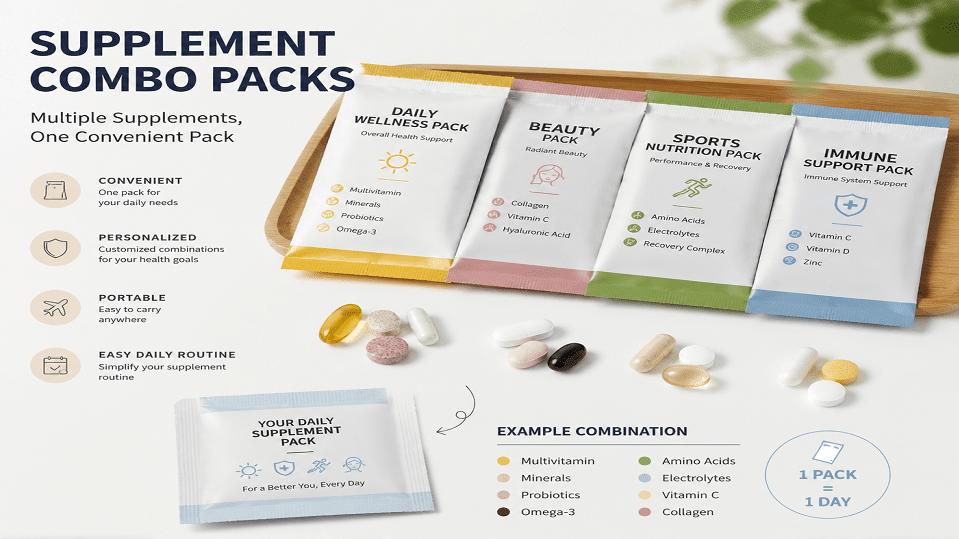 Supplement Combo Packs: How Counting and Bagging Machine Makes It Possible