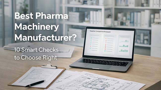 Which Pharmaceutical Machinery Manufacturer Is Best for You? 10 Smart Checks to Find a Trusted Supplier