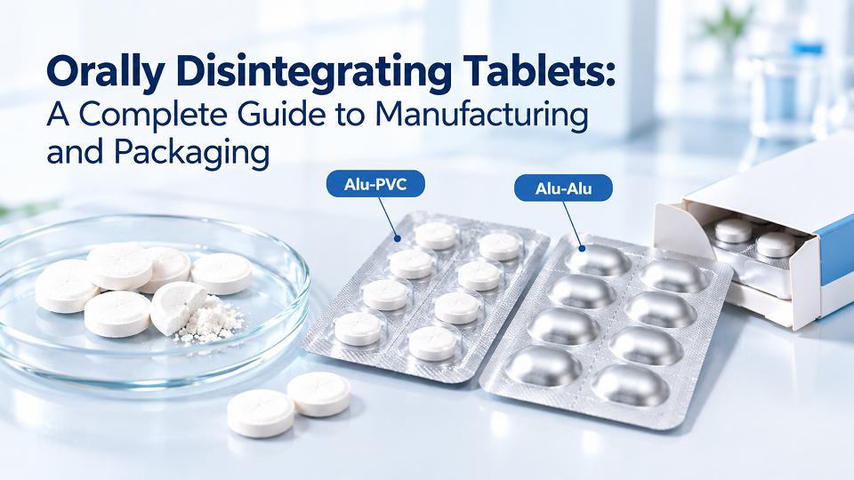 Orally Disintegrating Tablets: A Complete Guide to Manufacturing and Packaging