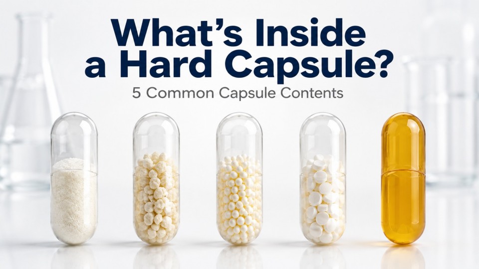 What Is Inside a Hard Capsule? 5 Common Capsule Contents and How They Are Filled