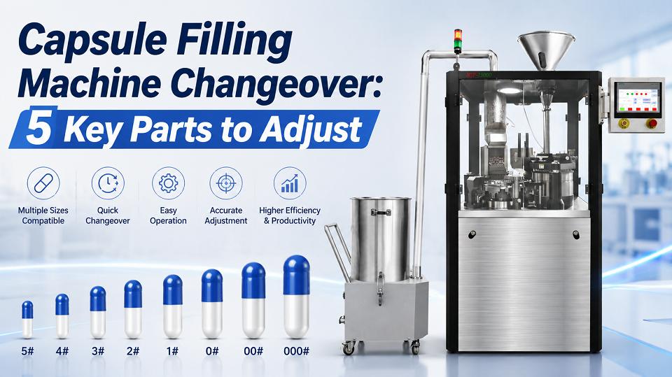 Capsule Filling Machine Changeover: 5 Key Parts to Adjust